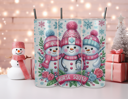 NURSE SQUAD HOLIDAY TUMBLER