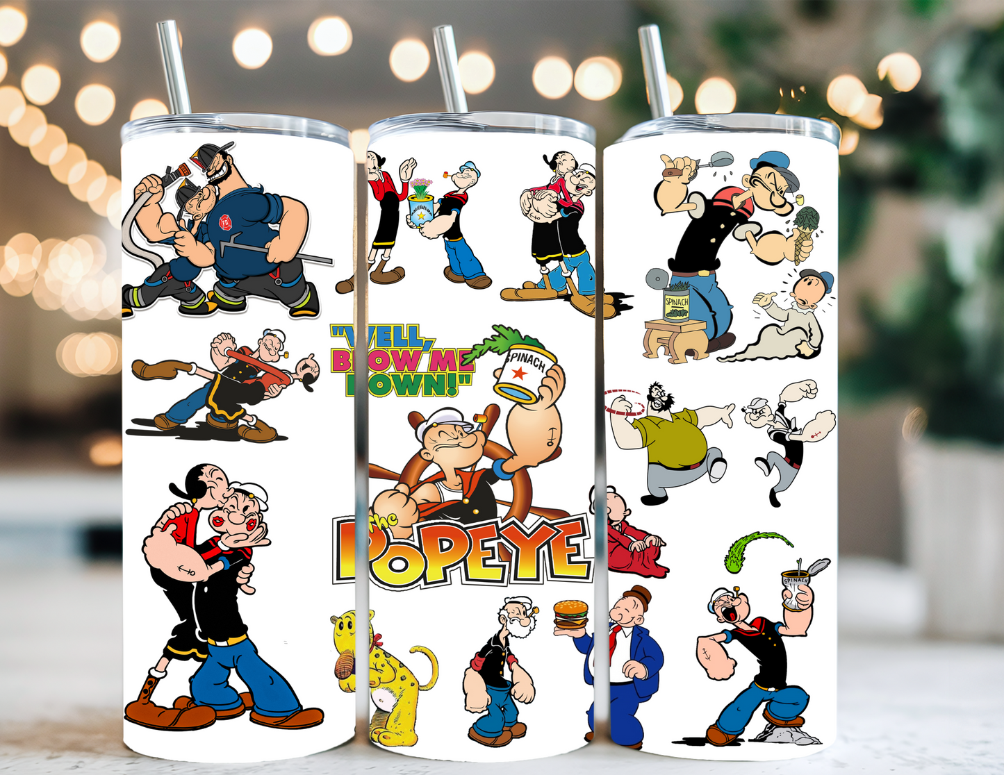 POPEYE THE SAILOR TUMBLER