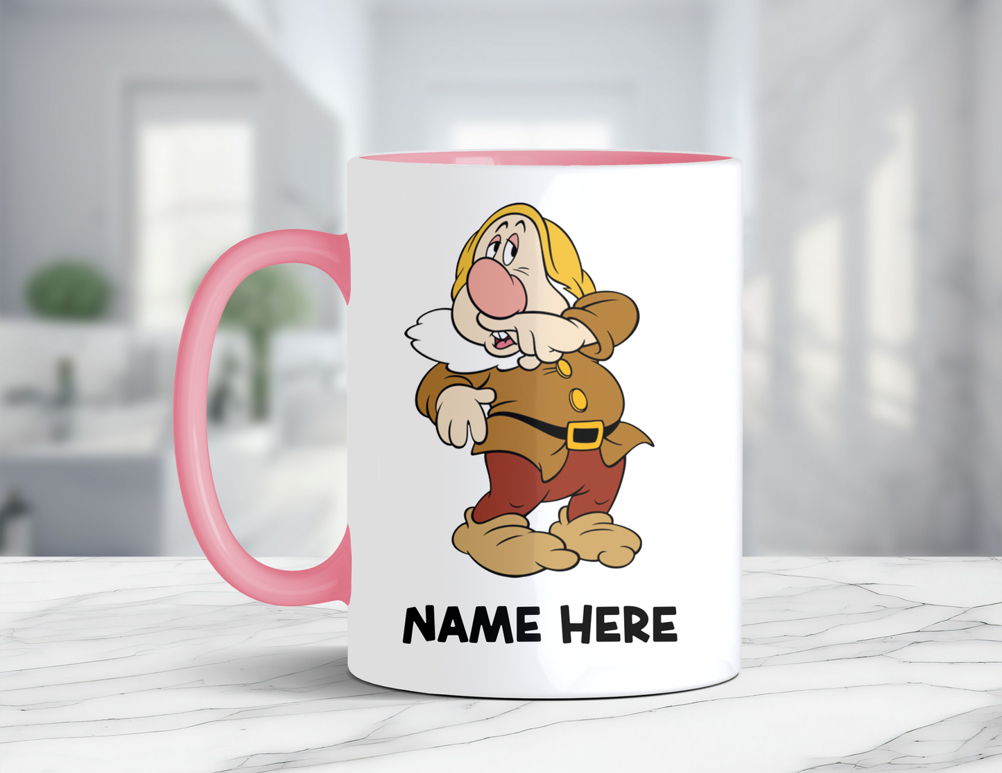 PERSONALIZED SNEEZY COFFEE MUG