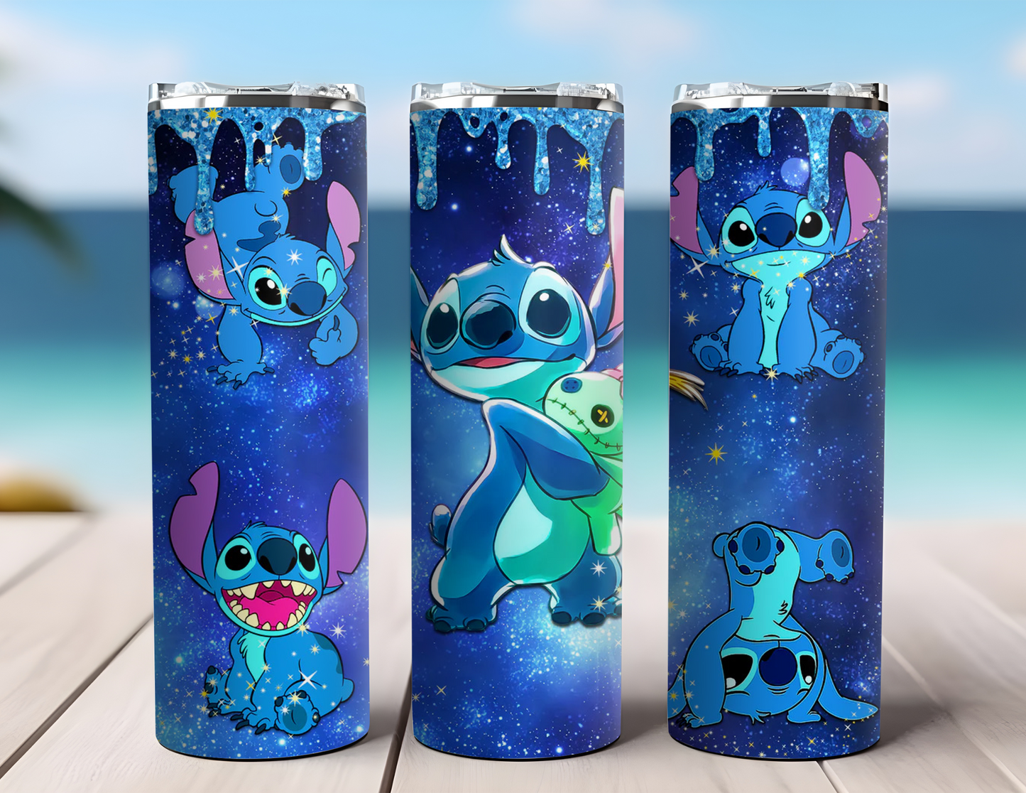 STITCH BLUE TUMBLER