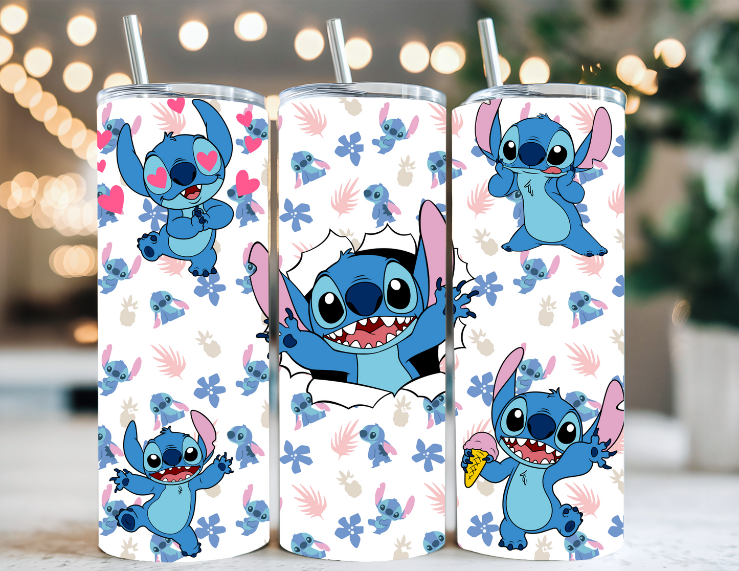 STITCH WHITE TUMBLER
