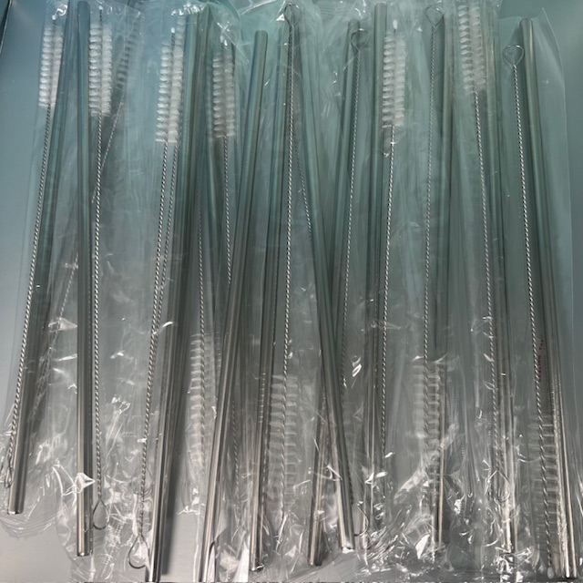 Metal Straw with Straw Cleaner