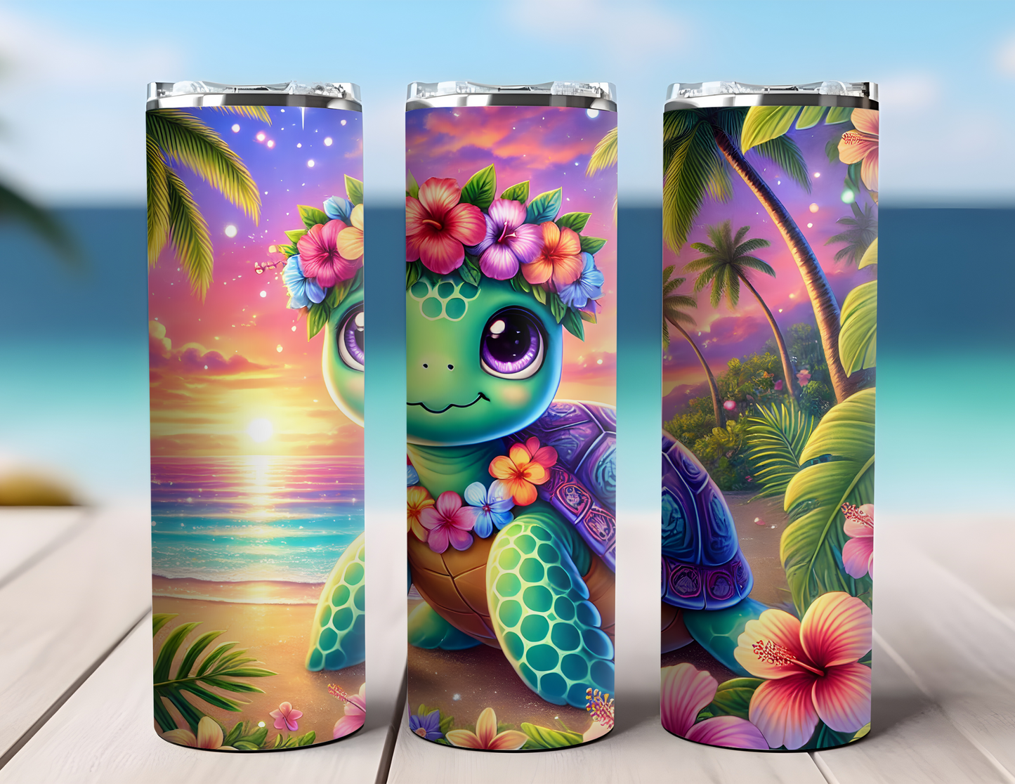 SUNRISE TURTLE TUMBLER