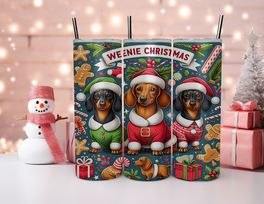 WEENIE CHRISTMAS TUMBLER