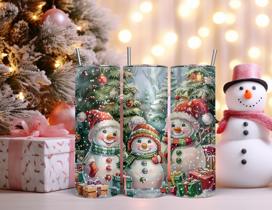 WINTER SNOWMAN TUMBLER