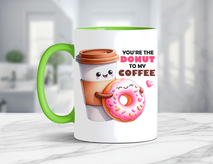 DONUTS AND COFFEE MUG
