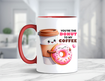 DONUTS AND COFFEE MUG
