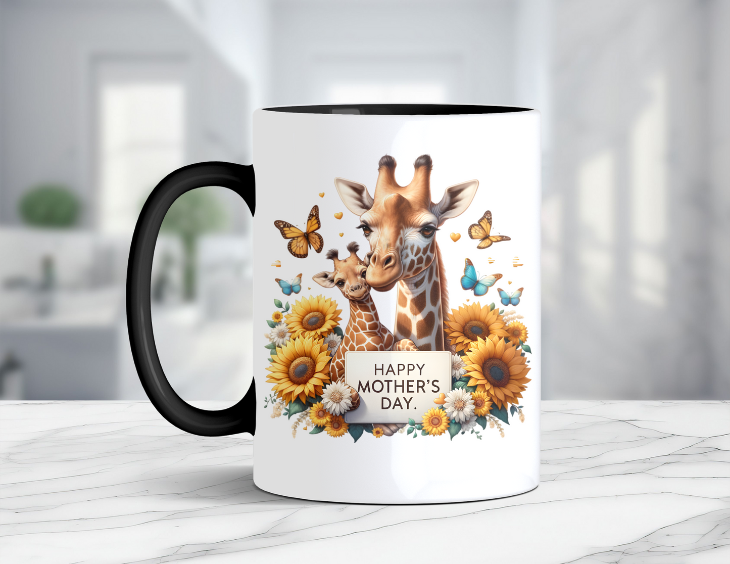 HAPPY MOTHER'S DAY GIRAFFE MUG
