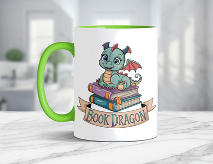 BOOK DRAGON MUG