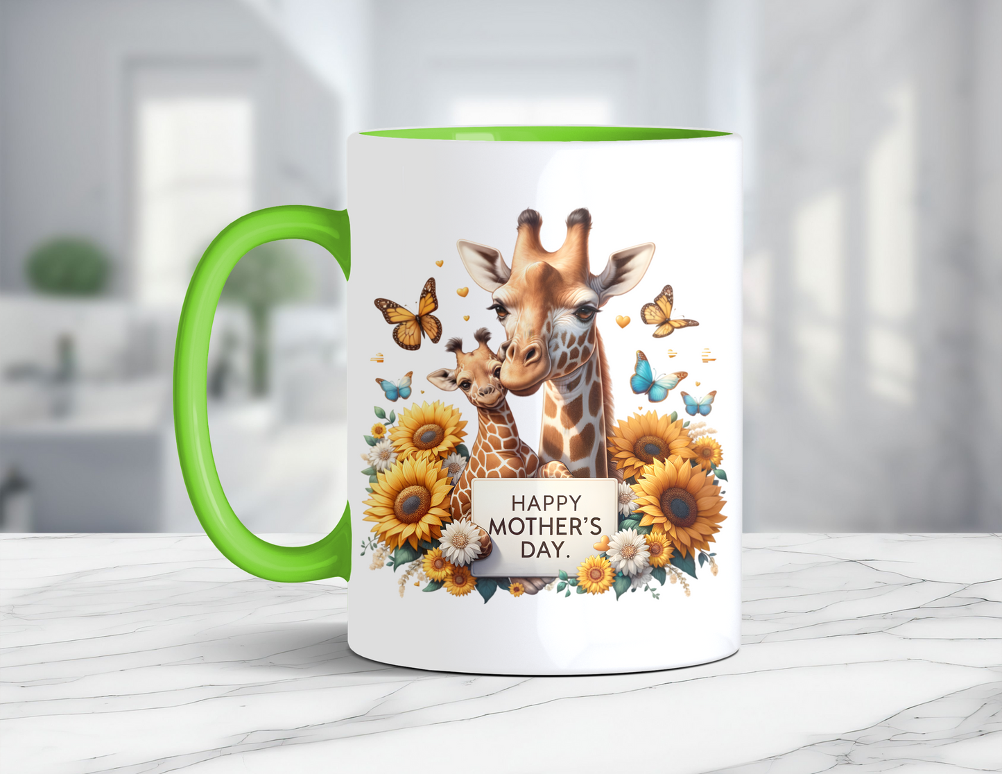 HAPPY MOTHER'S DAY GIRAFFE MUG