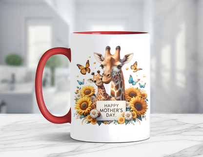 HAPPY MOTHER'S DAY GIRAFFE MUG