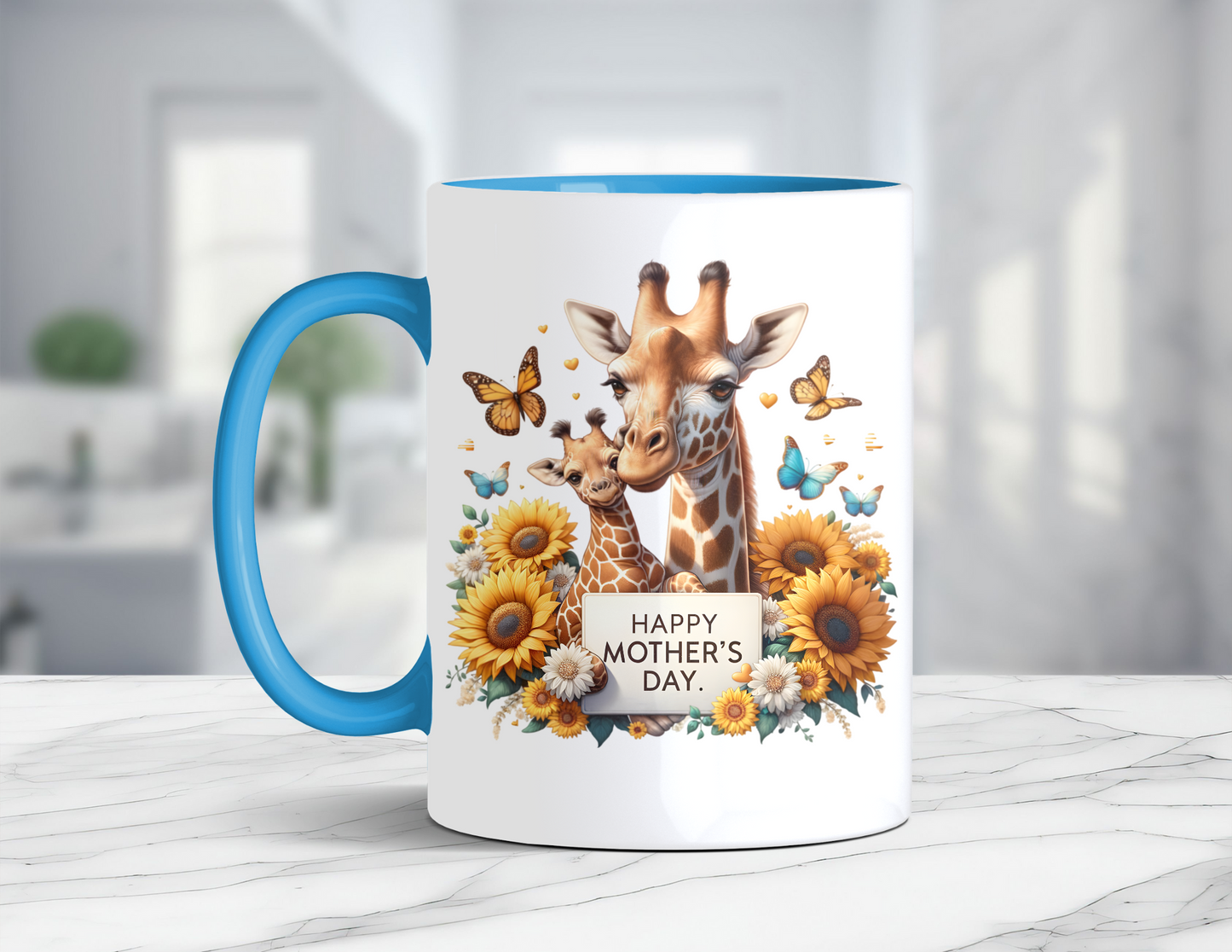 HAPPY MOTHER'S DAY GIRAFFE MUG