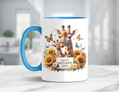 HAPPY MOTHER'S DAY GIRAFFE MUG