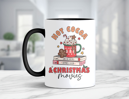 HOT COCOA & CHRISTMAS MOVIES MUG