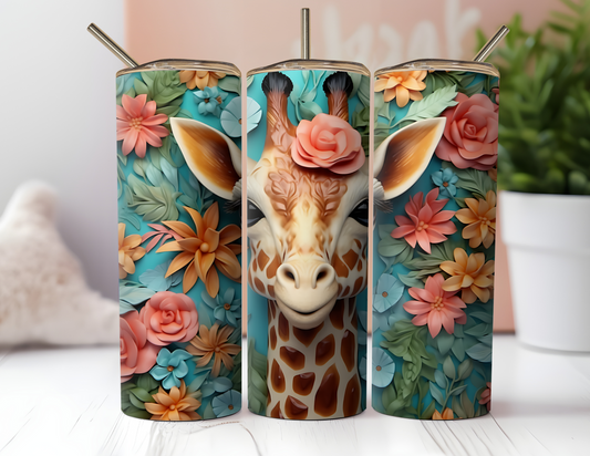 3D GIRAFFE TUMBLER