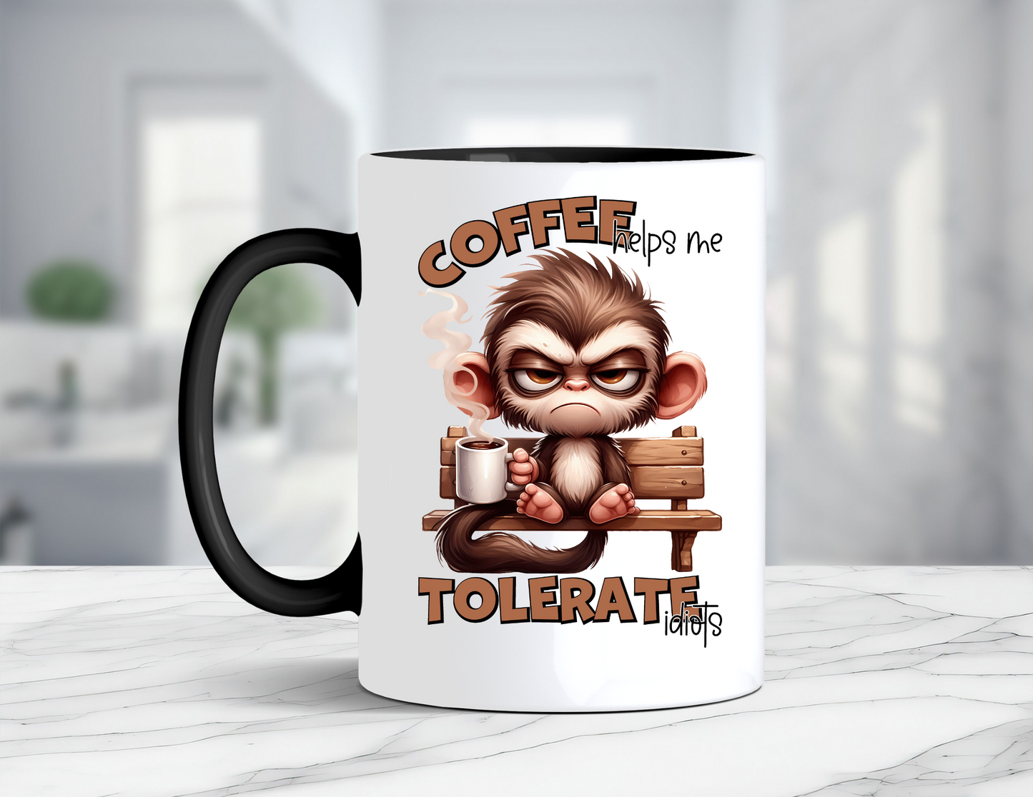 FUNNY MONKEY COFFEE MUG
