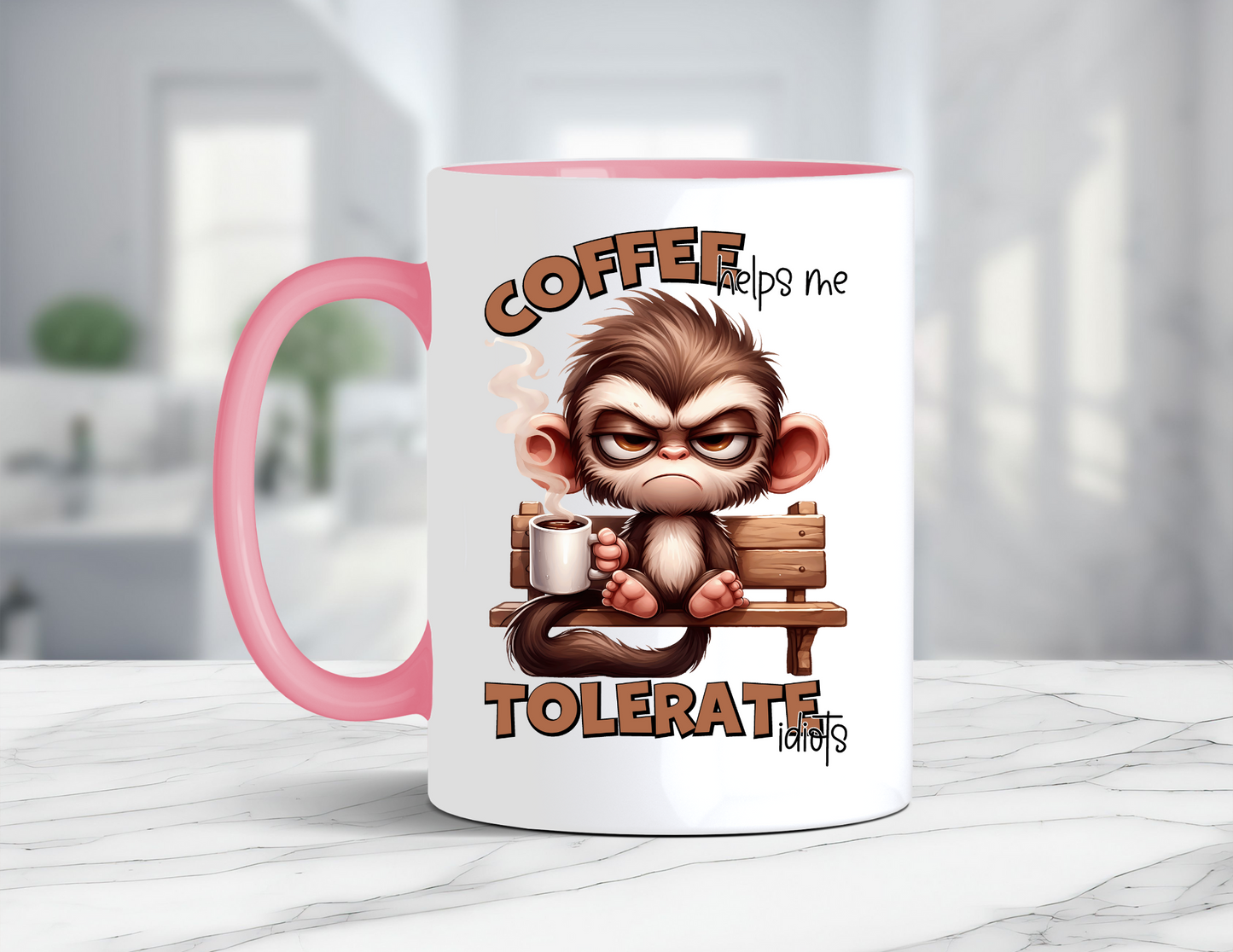 FUNNY MONKEY COFFEE MUG