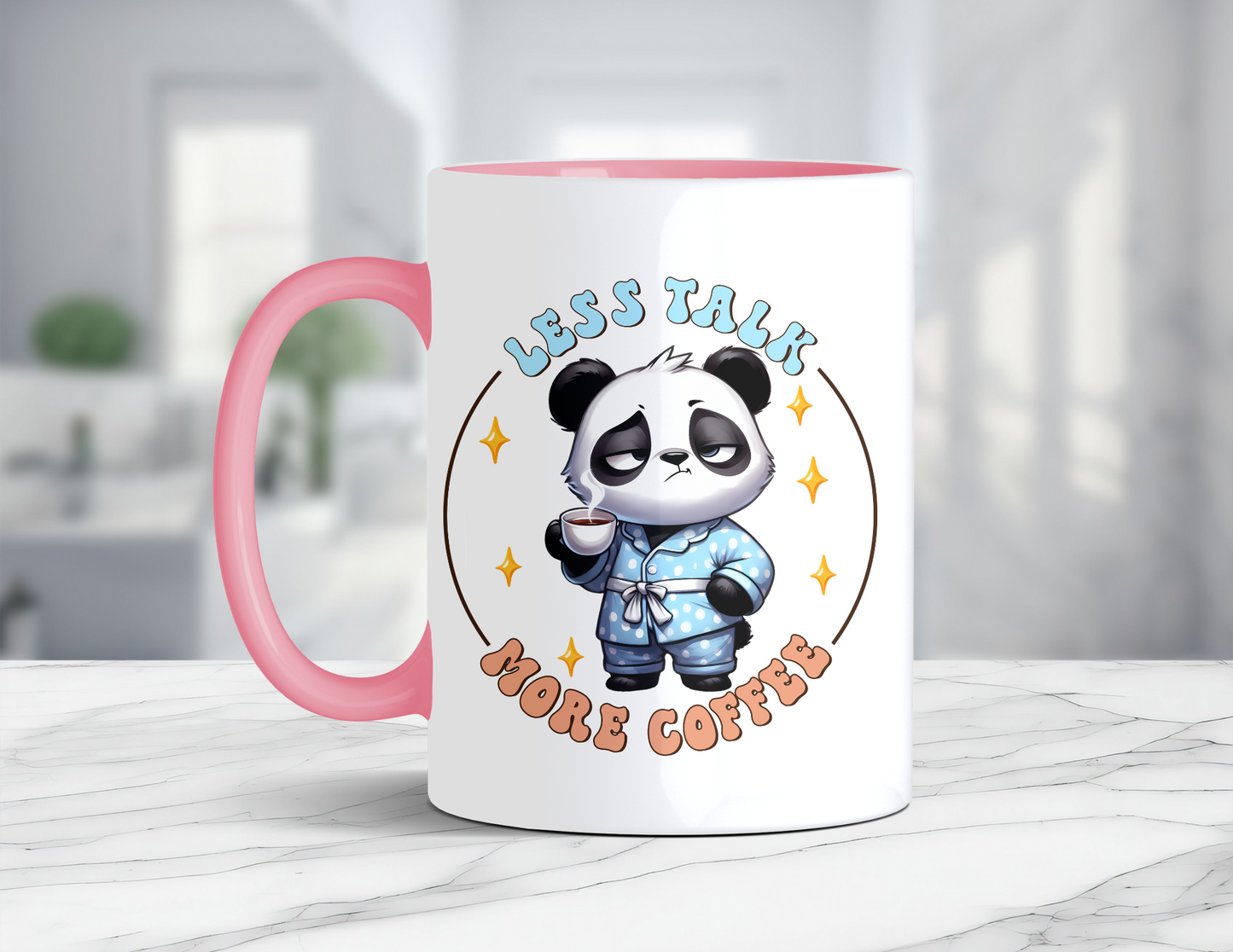 LESS TALK MORE COFFEE PANADA MUG
