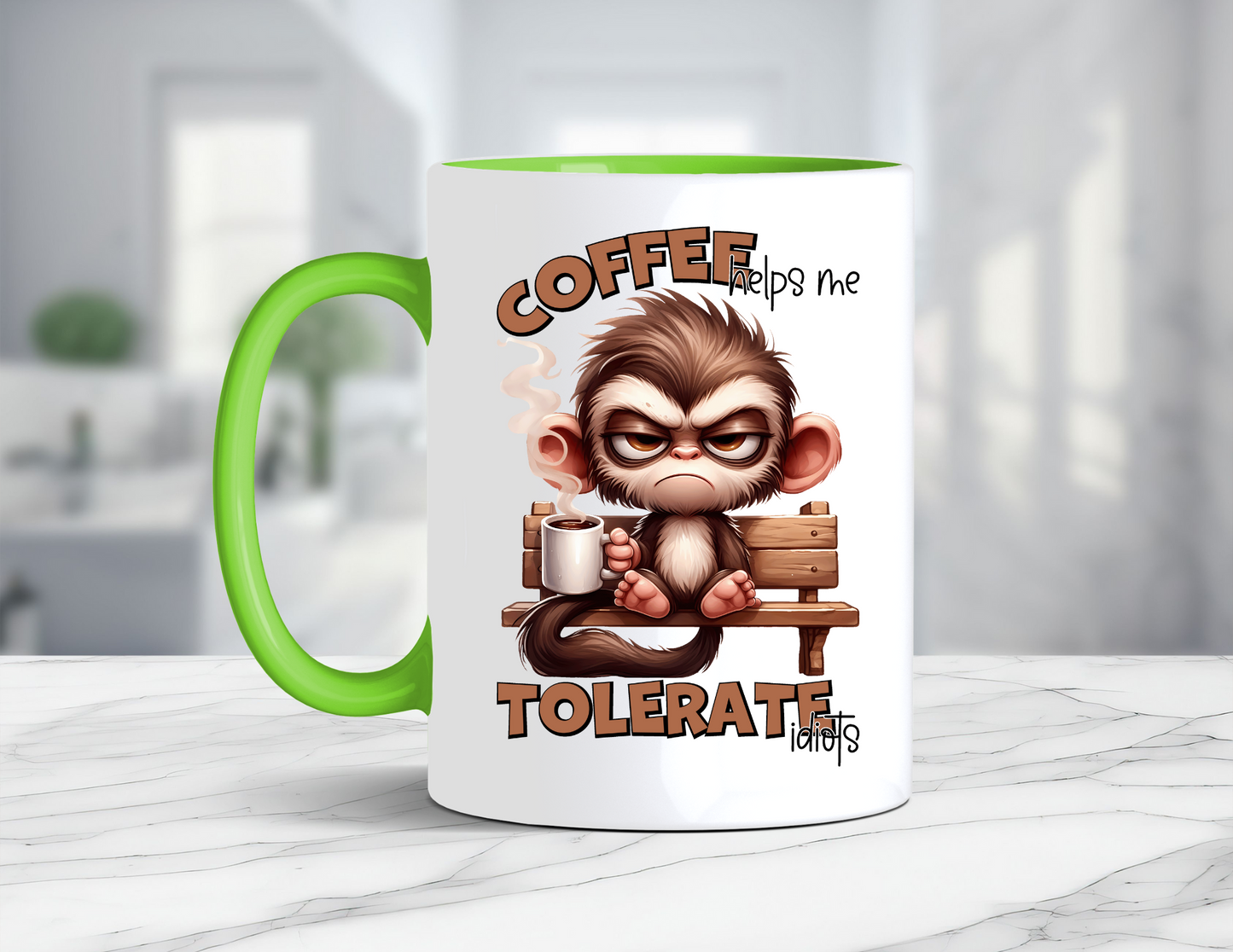 FUNNY MONKEY COFFEE MUG