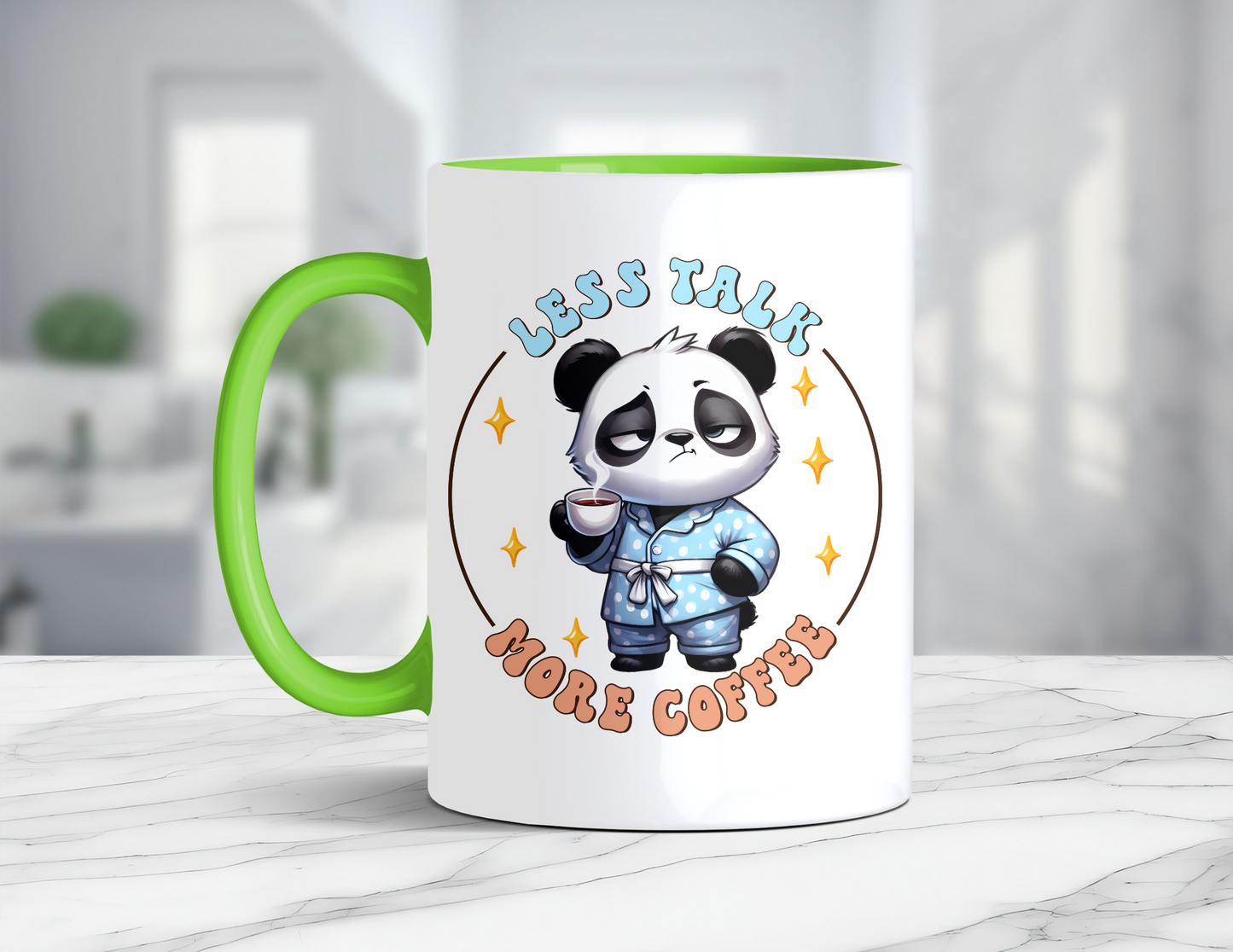 LESS TALK MORE COFFEE PANADA MUG