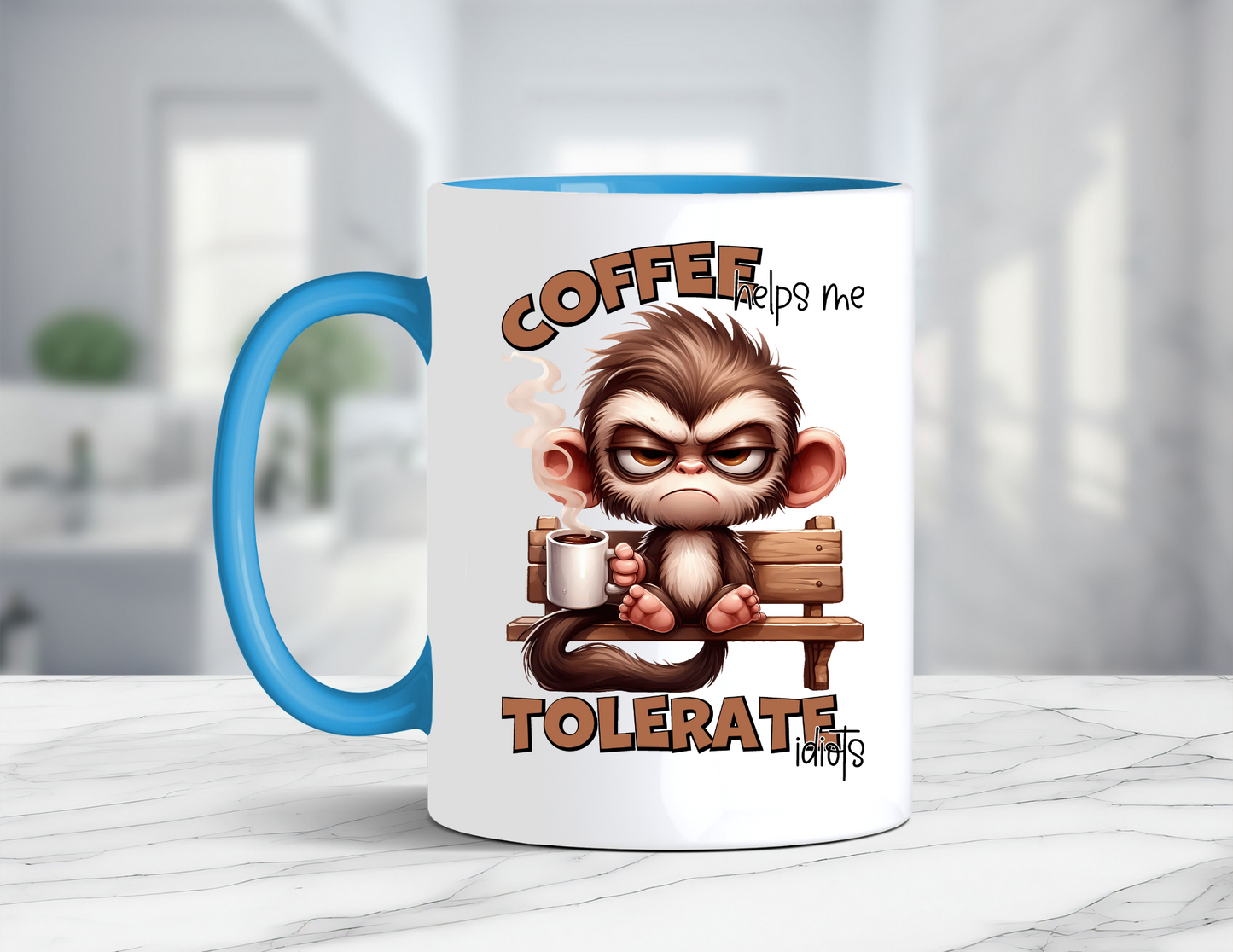 FUNNY MONKEY COFFEE MUG