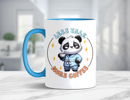 LESS TALK MORE COFFEE PANADA MUG