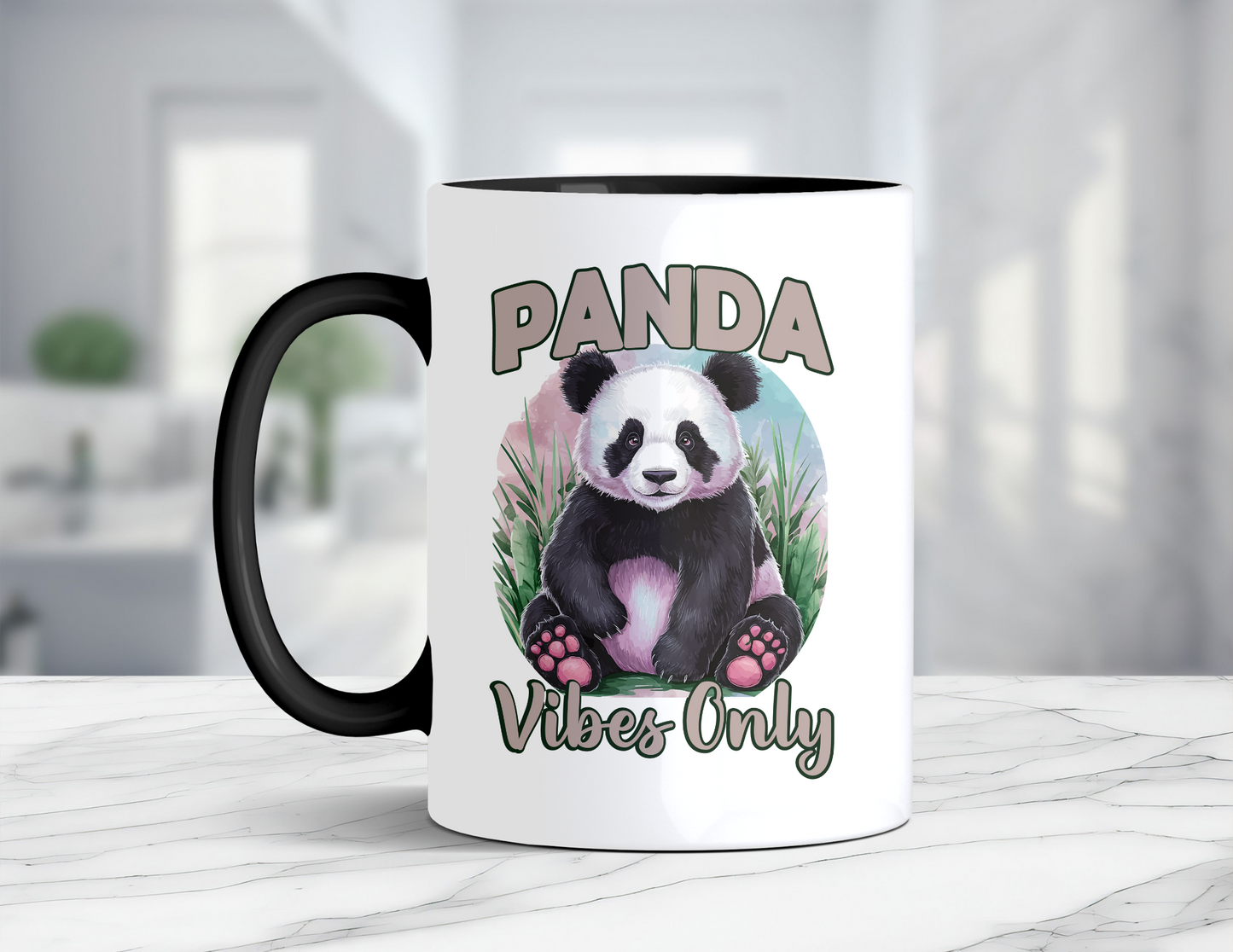 PANDA VIBES ONLY MUG
