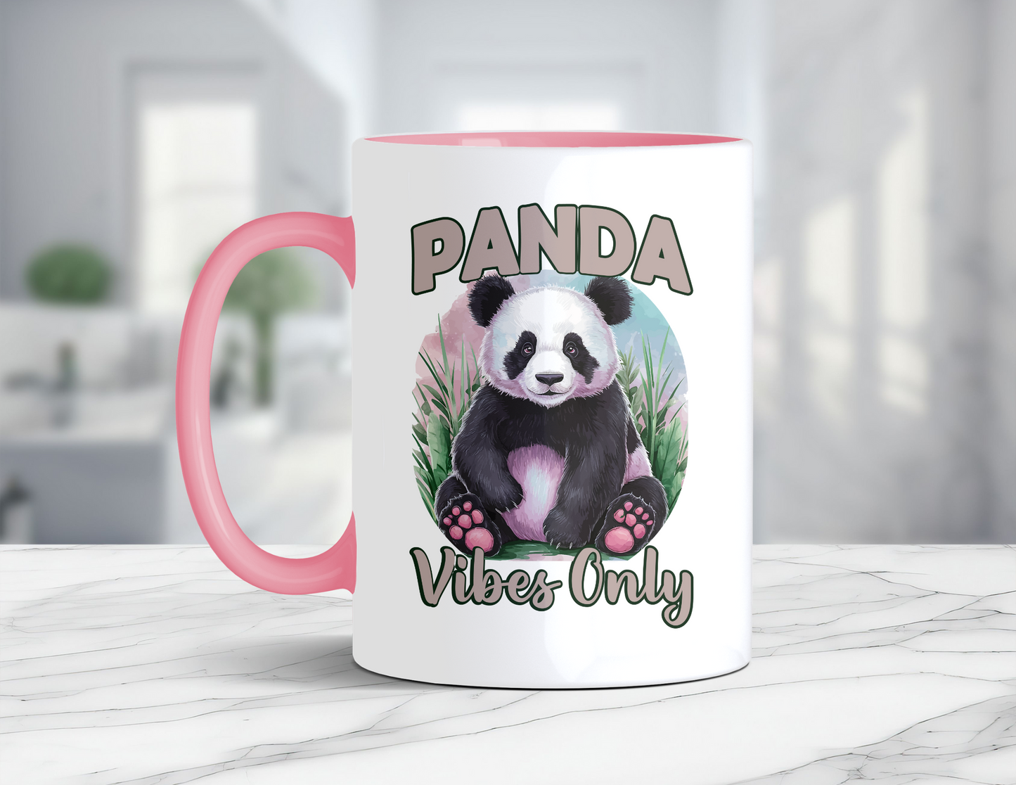 PANDA VIBES ONLY MUG