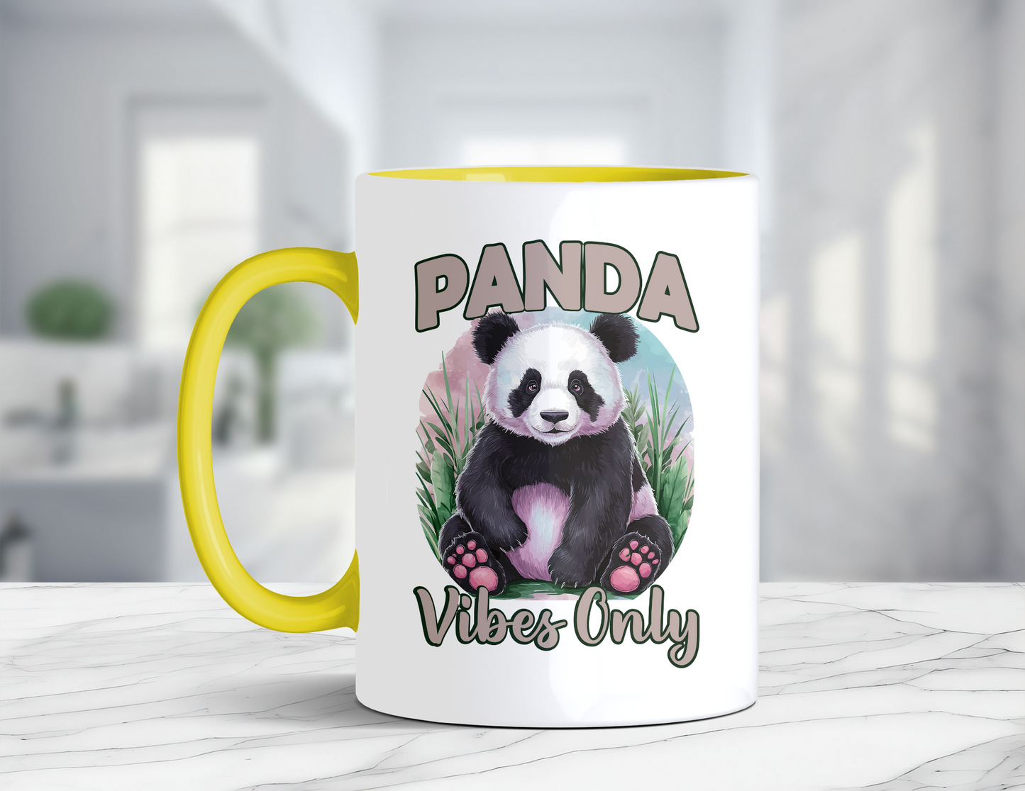 PANDA VIBES ONLY MUG
