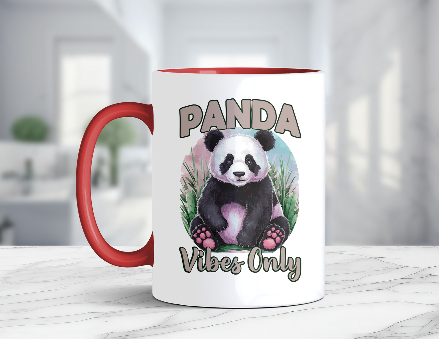 PANDA VIBES ONLY MUG
