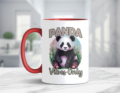 PANDA VIBES ONLY MUG