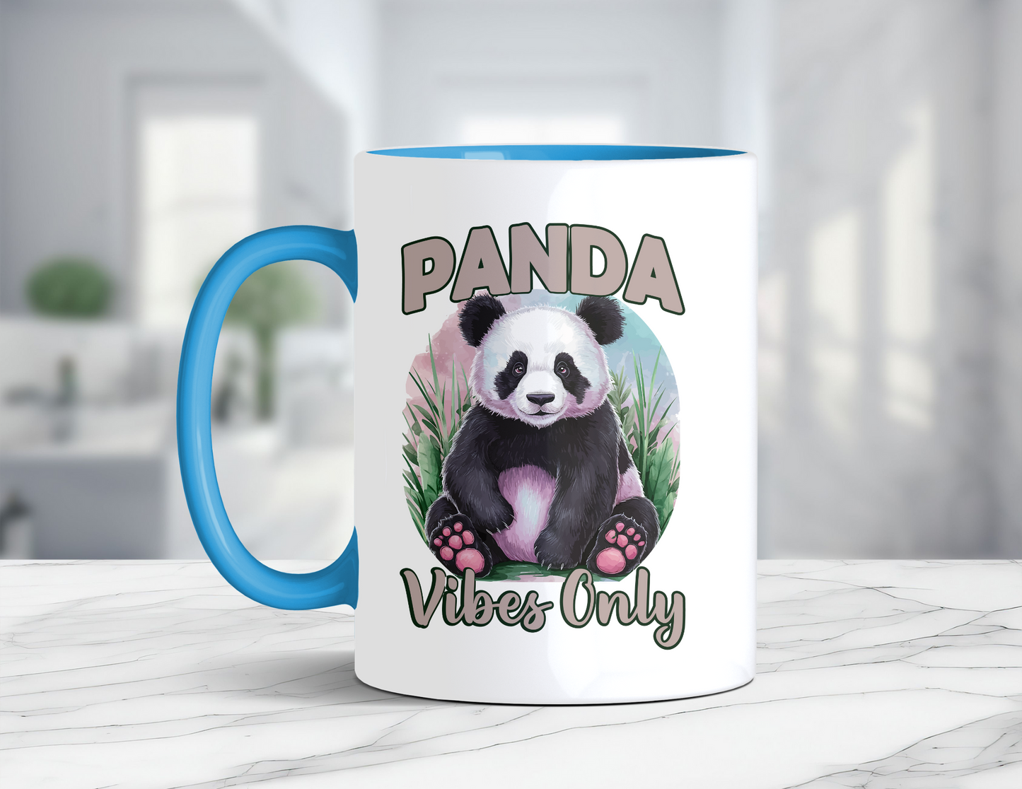 PANDA VIBES ONLY MUG