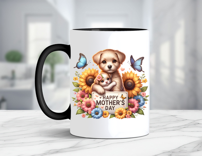HAPPY MOTHER'S DAY PUPPIES MUG