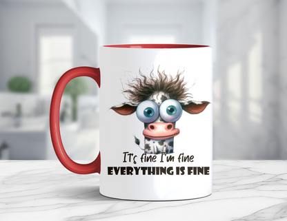 SARCASTIC I'M FINE MUG