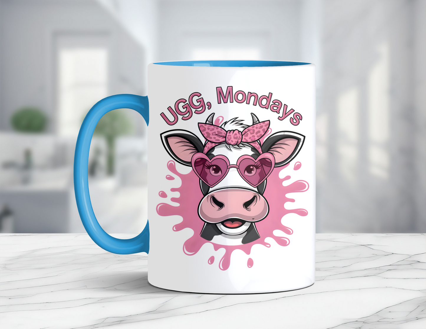 UGG MONDAYS COW MUG