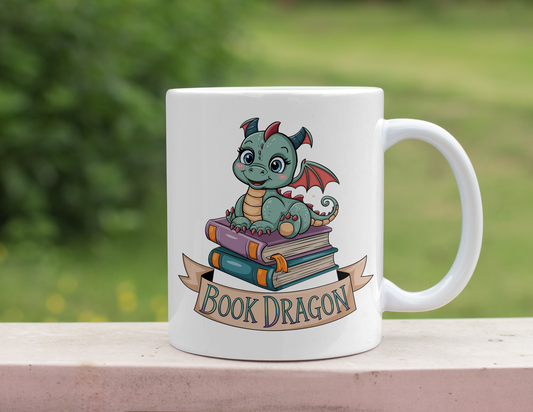 BOOK DRAGON MUG