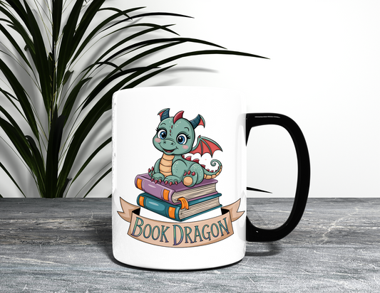 BOOK DRAGON MUG