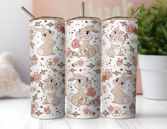 FLORAL BUNNY TUMBLER