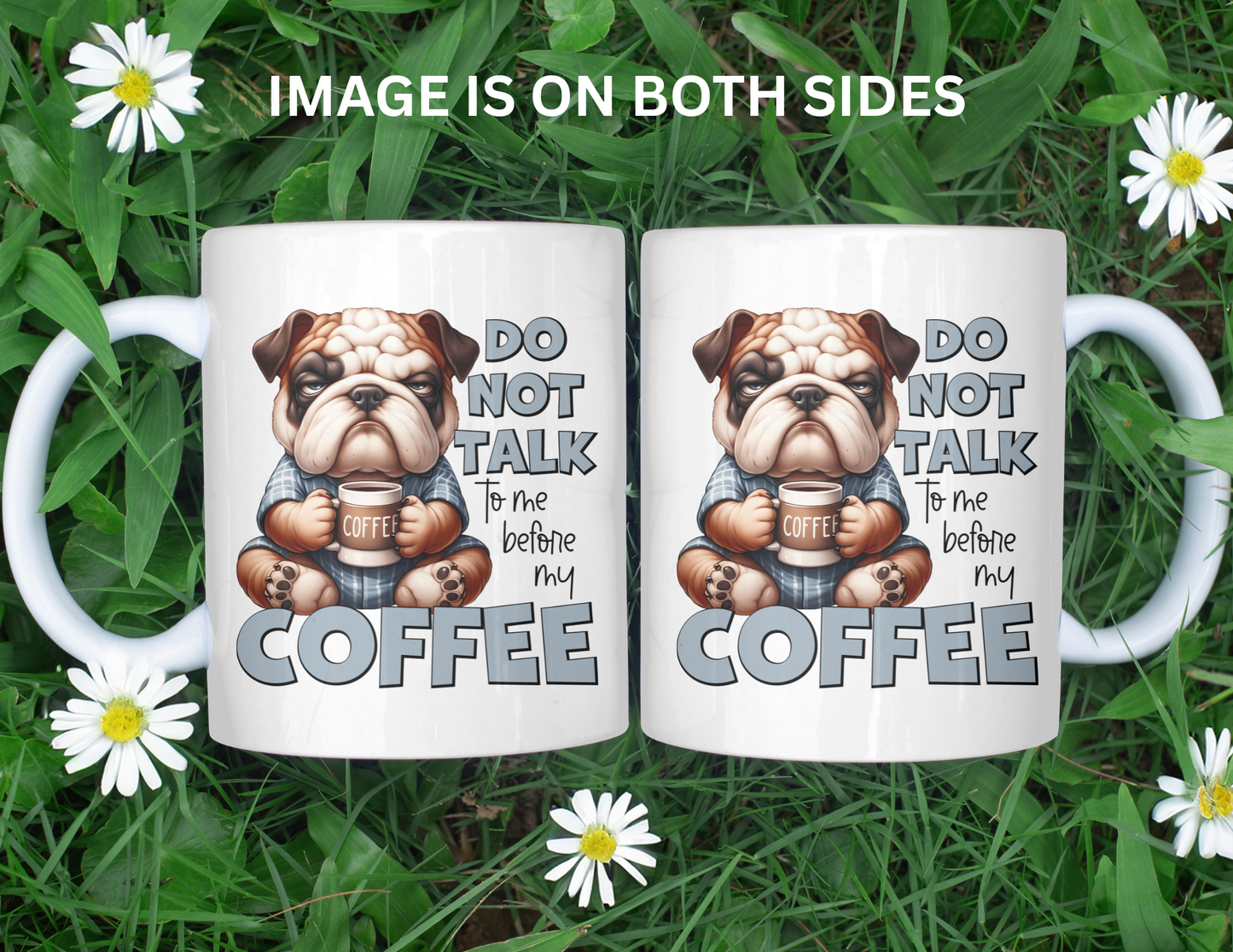 DONT TALK TO ME DOG MUG