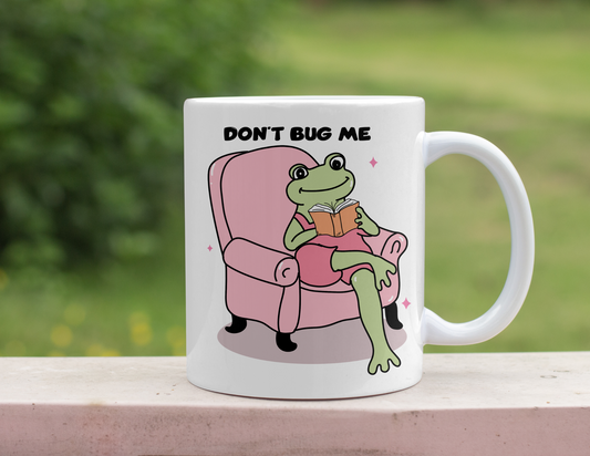 DON'T BUG ME FROG MUG