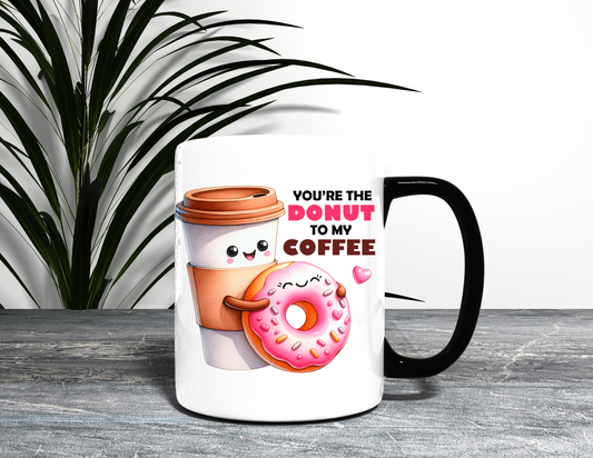DONUTS AND COFFEE MUG