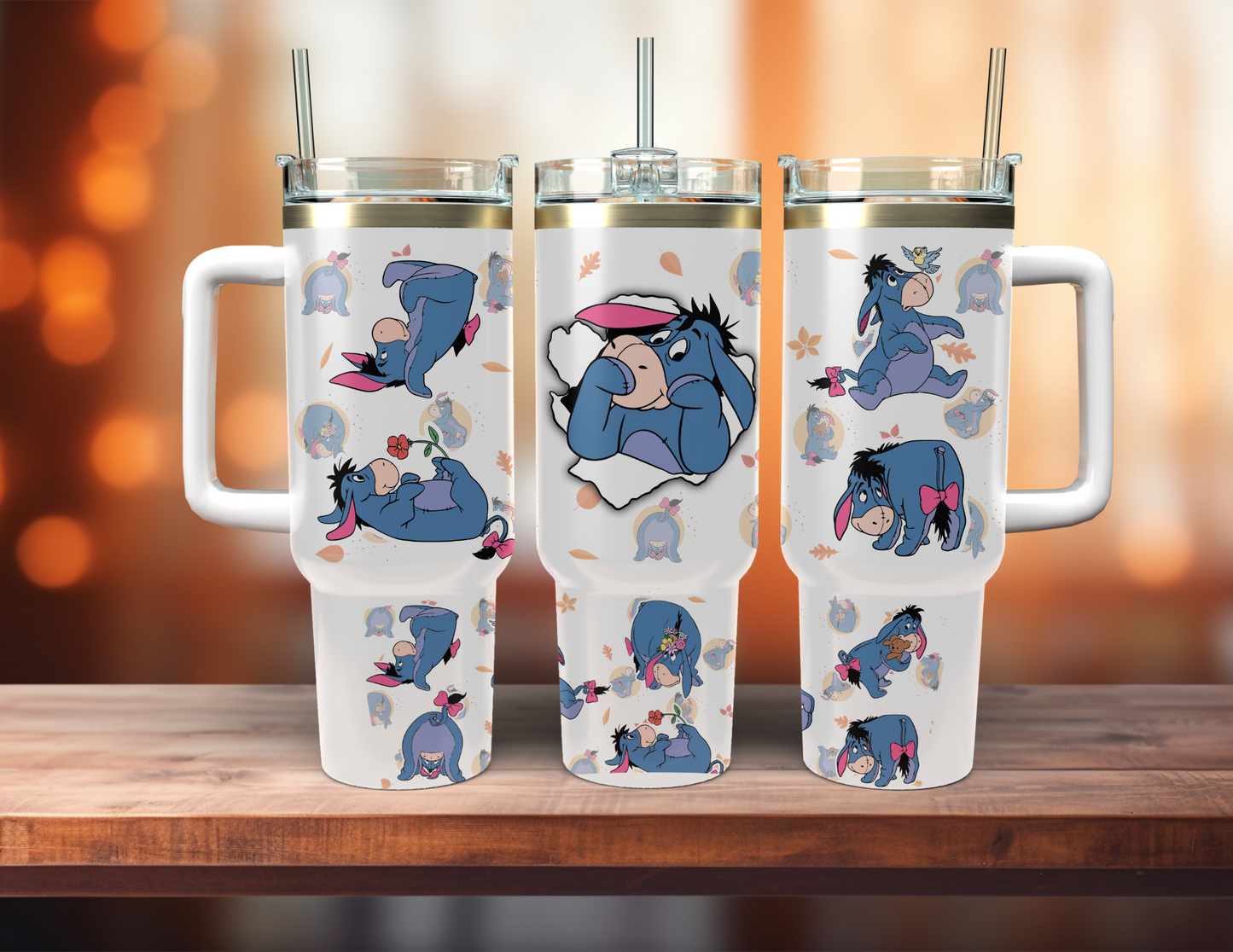 EEYORE 40 OZ TUMBLER