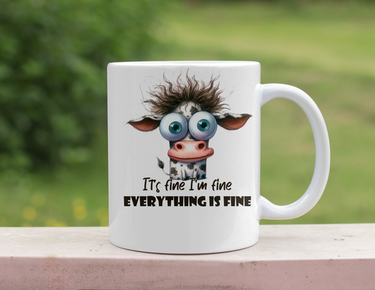 SARCASTIC I'M FINE MUG