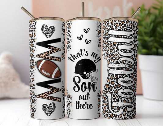 FOOTBALL MOM TUMBLER