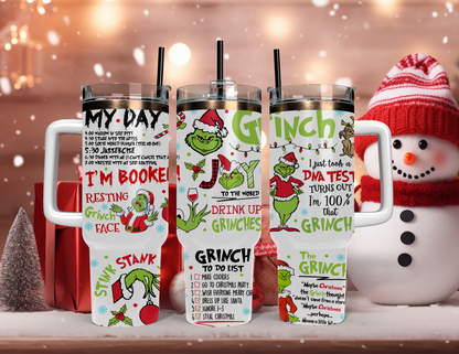 THE GRINCH 40 OZ TUMBLER