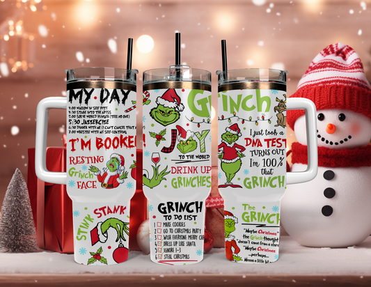 THE GRINCH 40 OZ TUMBLER