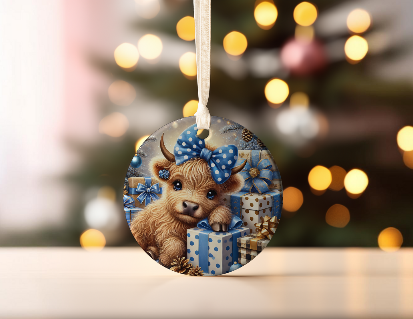 HIGHLAND COW ORNAMENT