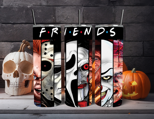 FRIENDS HORROR TUMBLER
