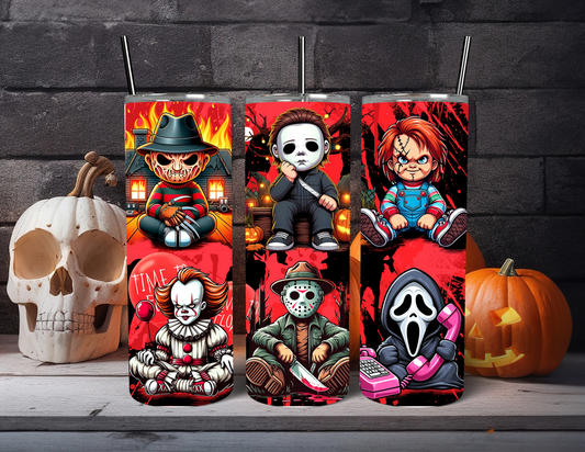 HORROR HALLOWEEN TUMBLER
