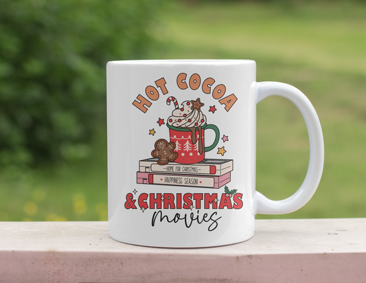 HOT COCOA & CHRISTMAS MOVIES MUG